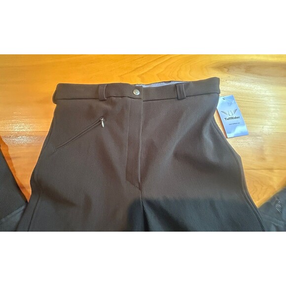 Tuffrider Rib Knee Patch Riding Pants. Size 34. Black - Picture 2 of 9